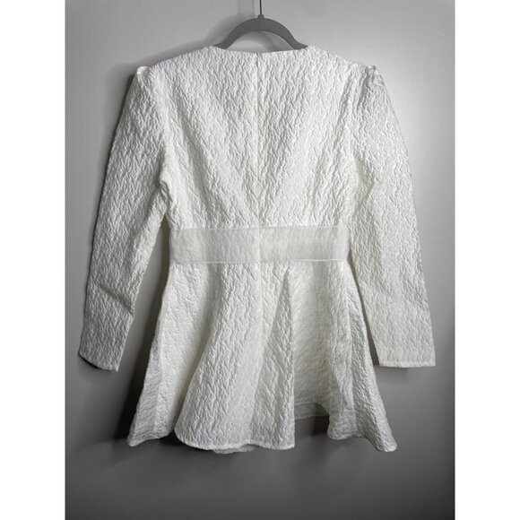 Sister Jane Long-Sleeve Jacquard Mini Dress - Picture 8 of 10